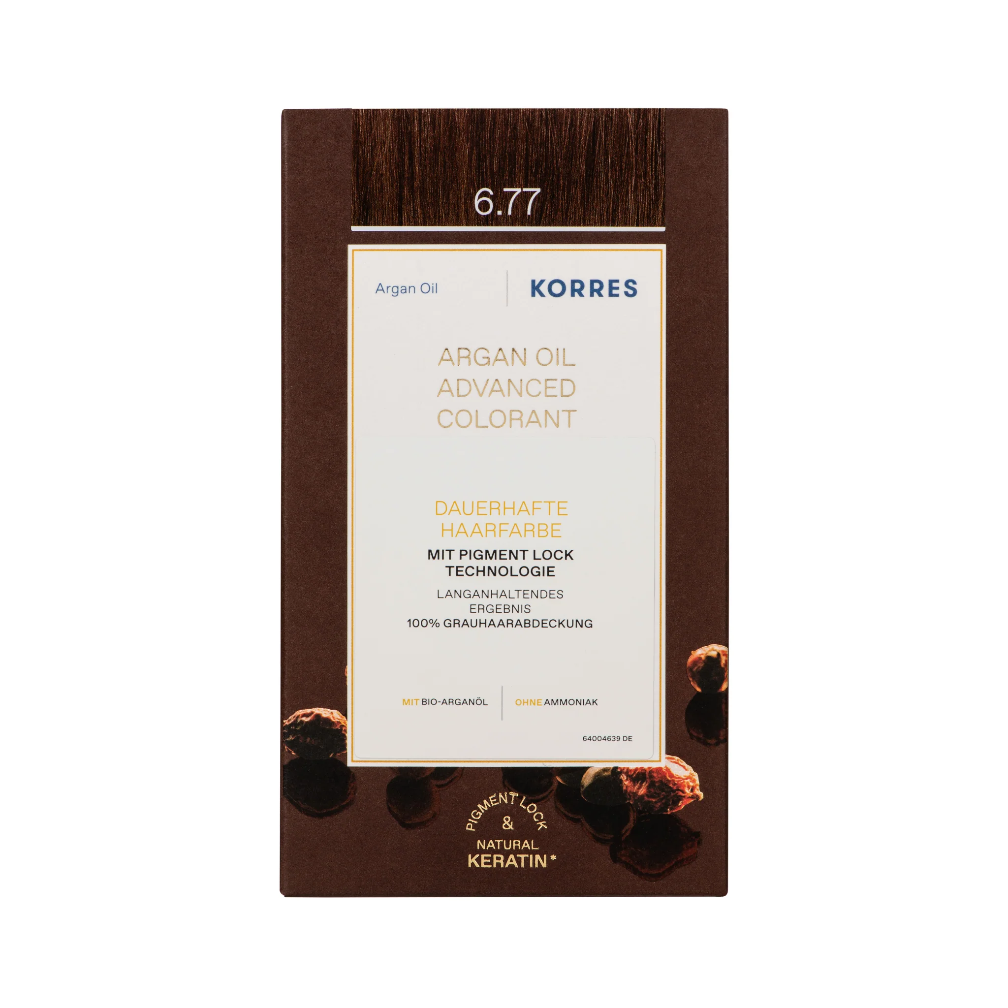 Arganöl - Hochentwickelte Haarcoloration Gianduja 6.77