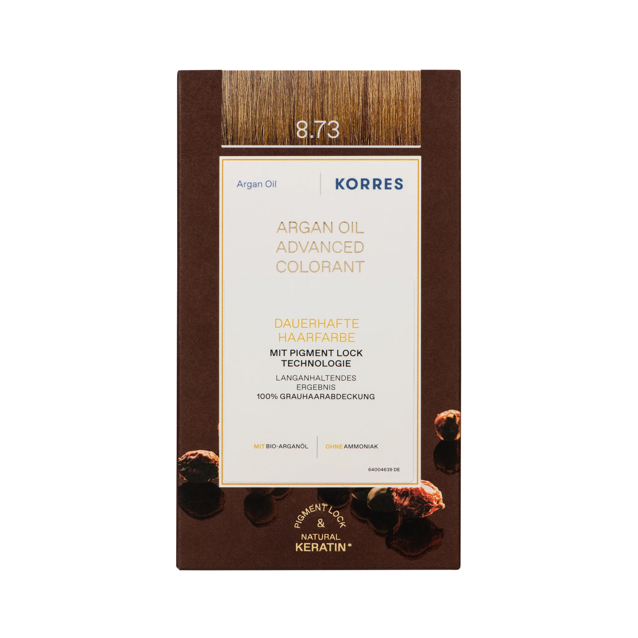 Arganöl - Hochentwickelte Haarcoloration Golden Caramel 8.73