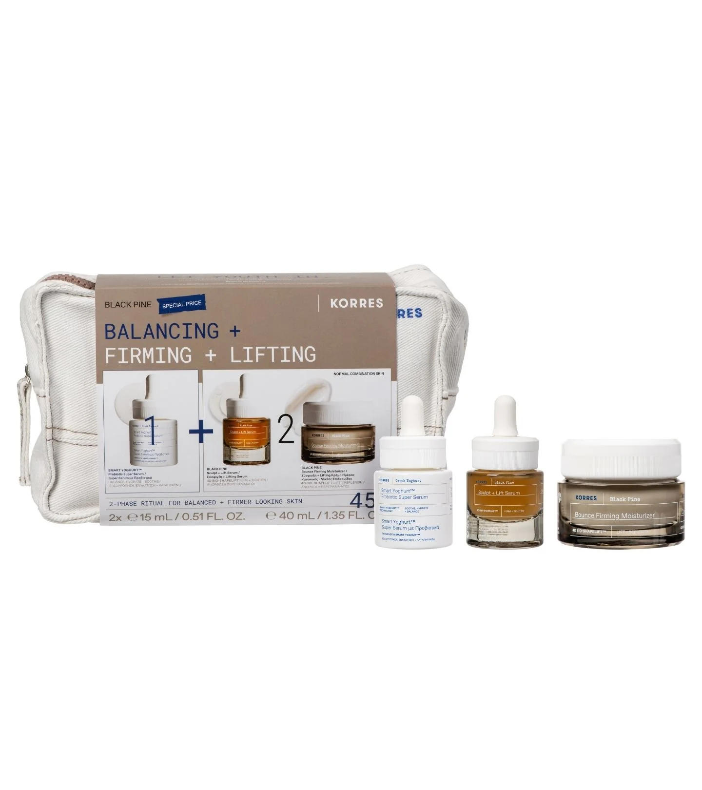 BLACK PINE Trio Set - Anti-Aging Pflege für straffe Haut - Image 2