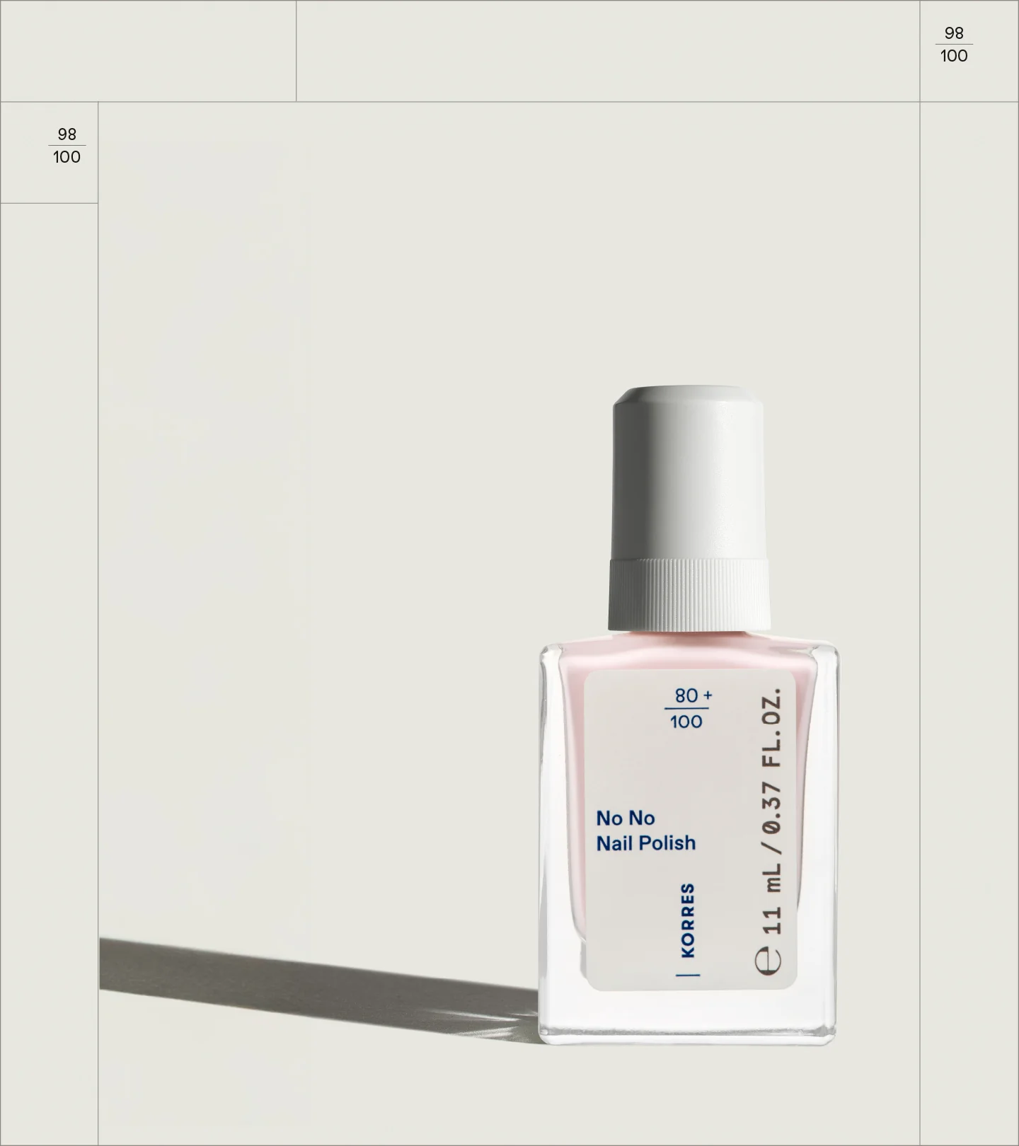 No No Nail Polish Creamy Pink 17