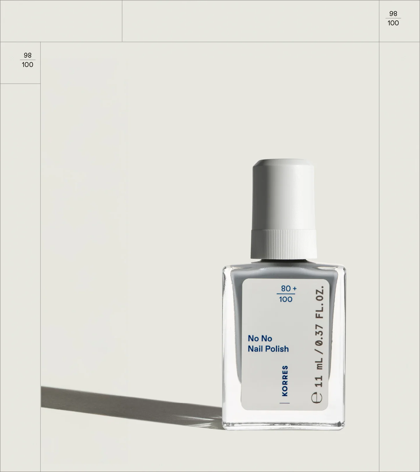No No Nail Polish Foggy Blue 75