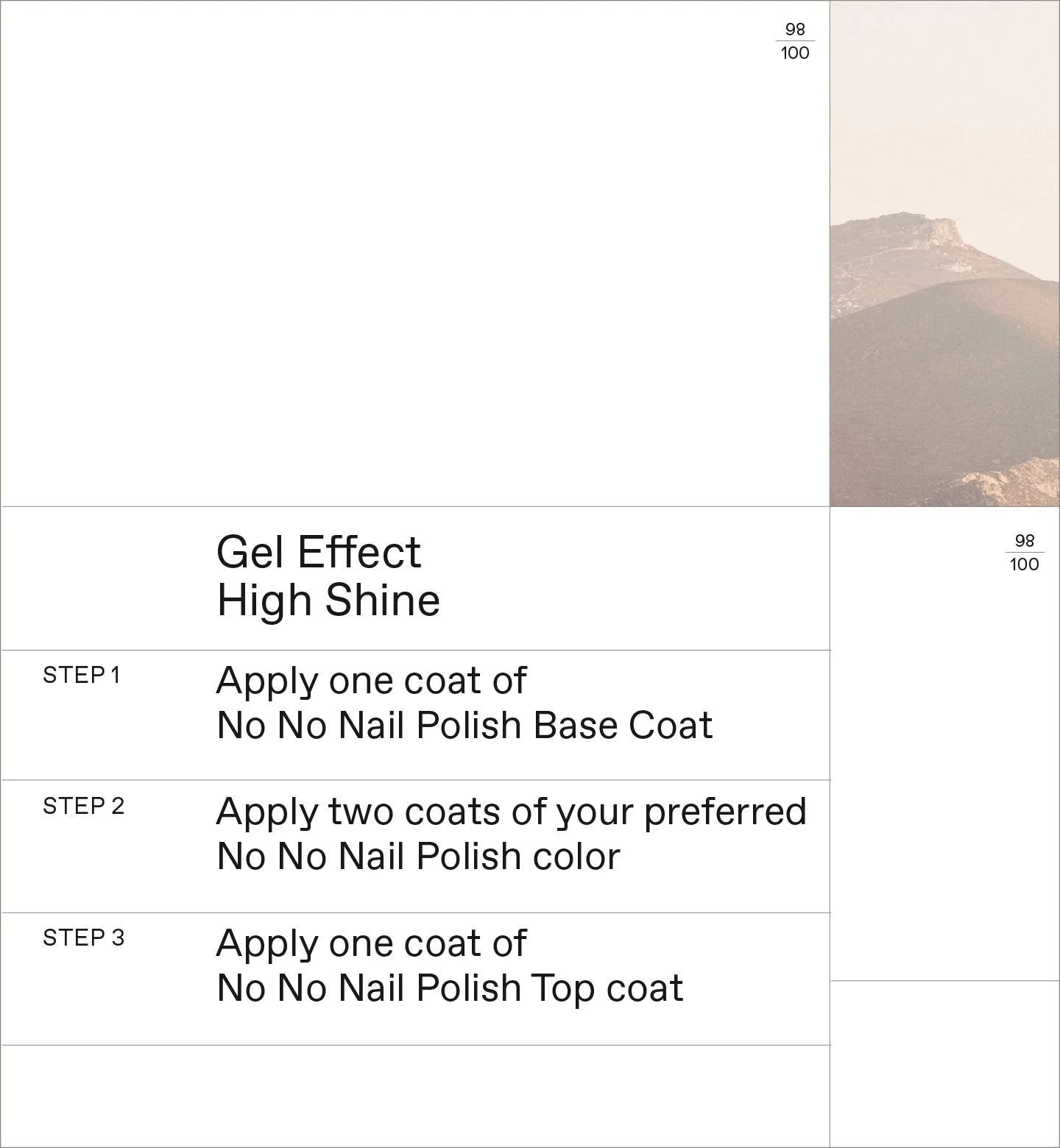 No No Nail Polish Jelly Peach 4 - Image 3