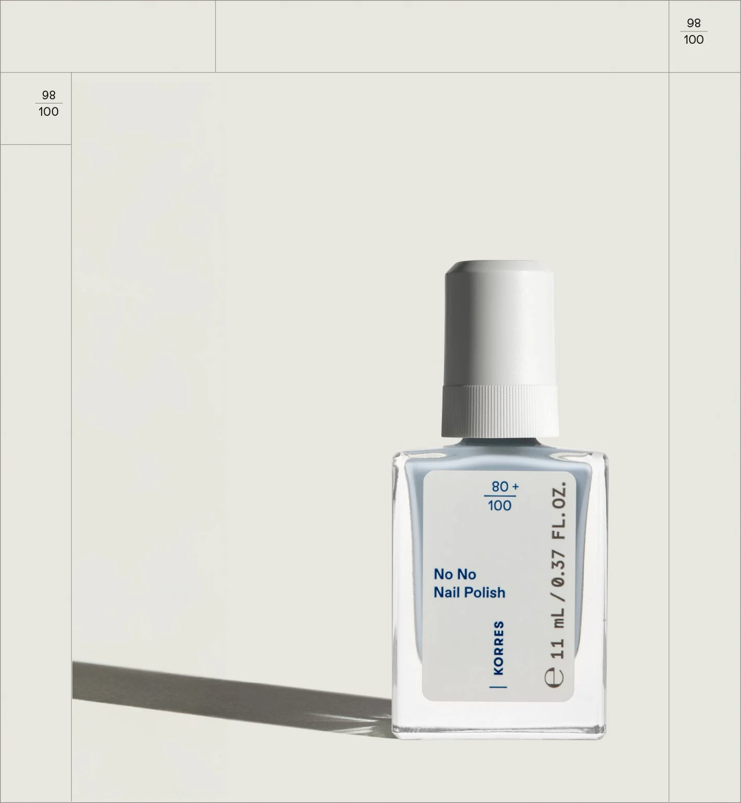 No No Nail Polish Pastel Blue 72 - Image 2
