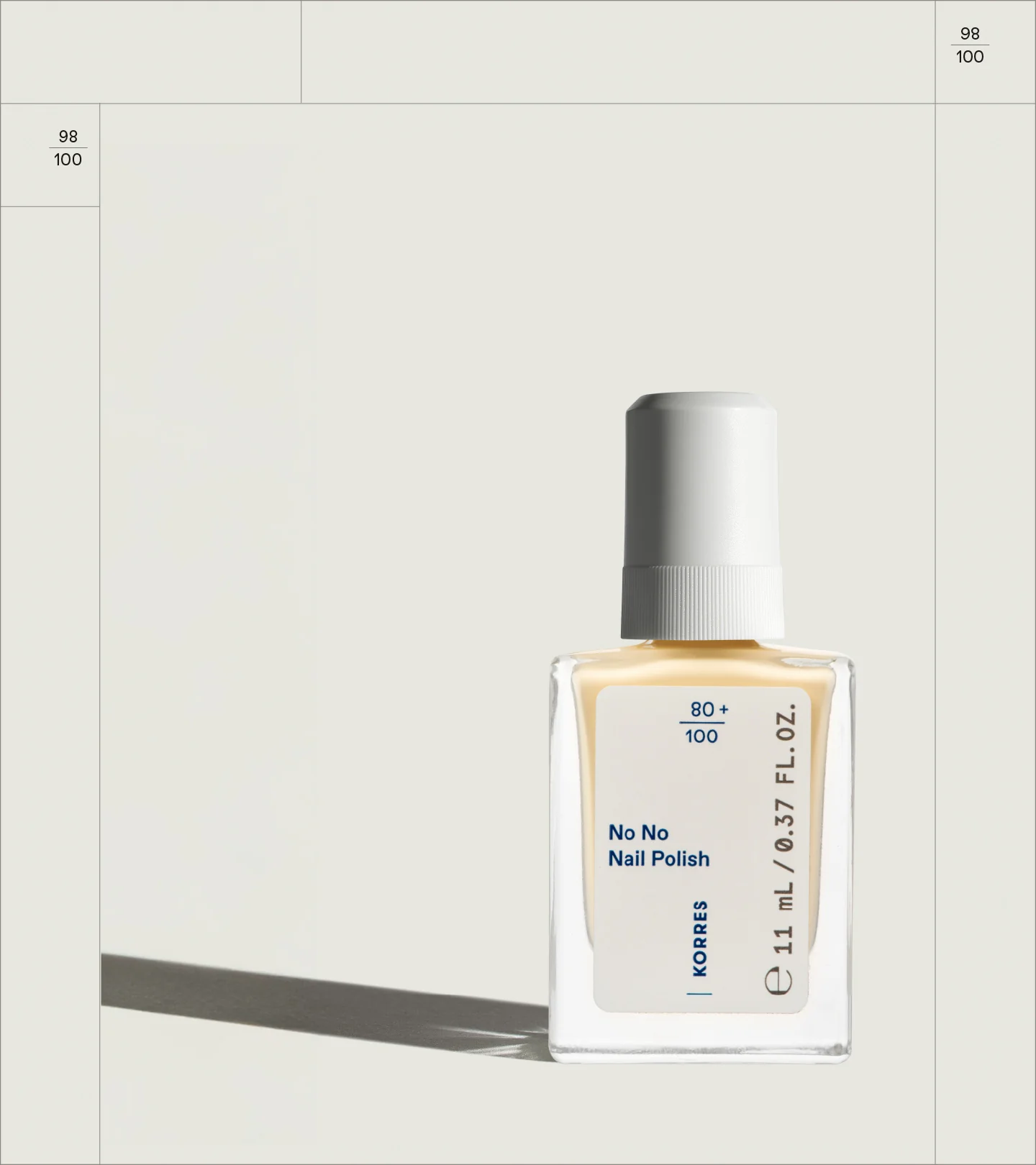 No No Nail Polish Pastel Yellow 32