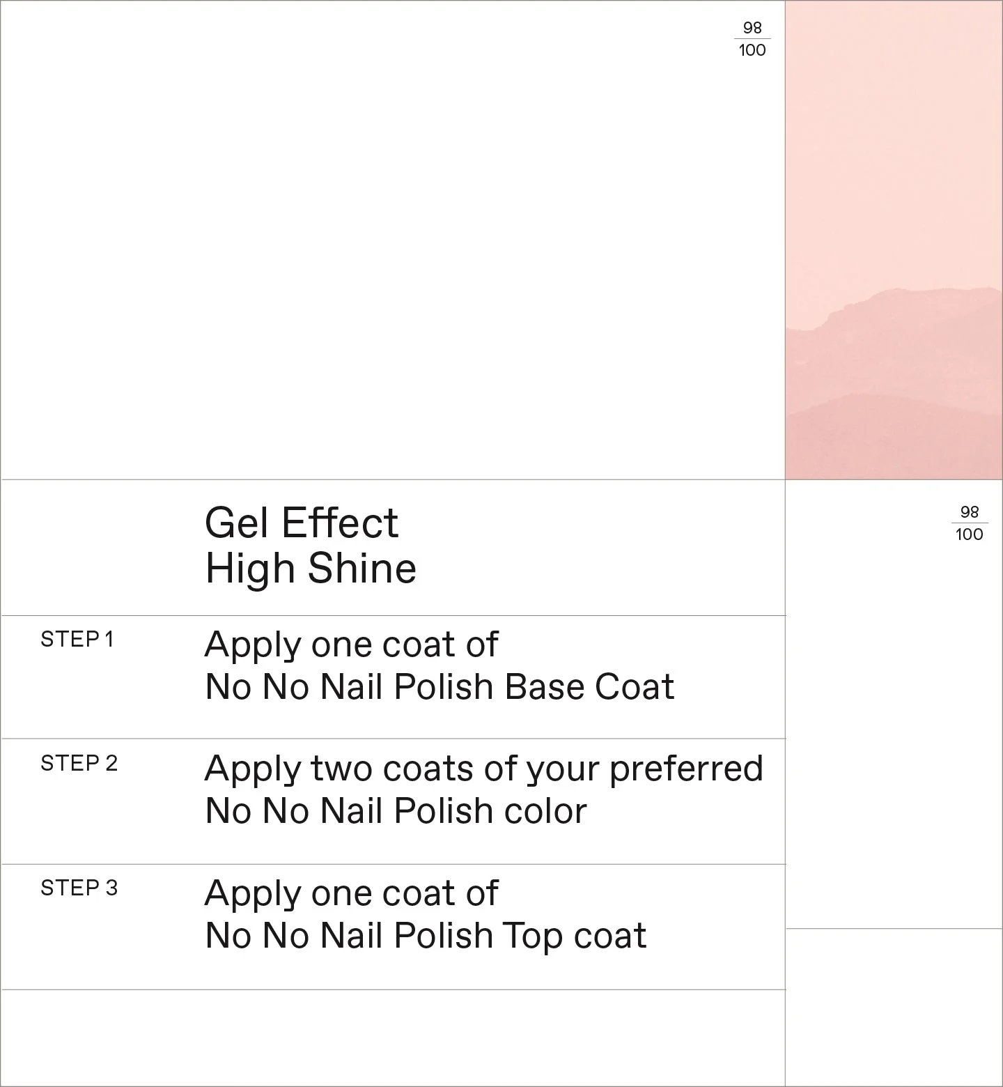 No No Nail Polish Peach Blush 20 - Image 4