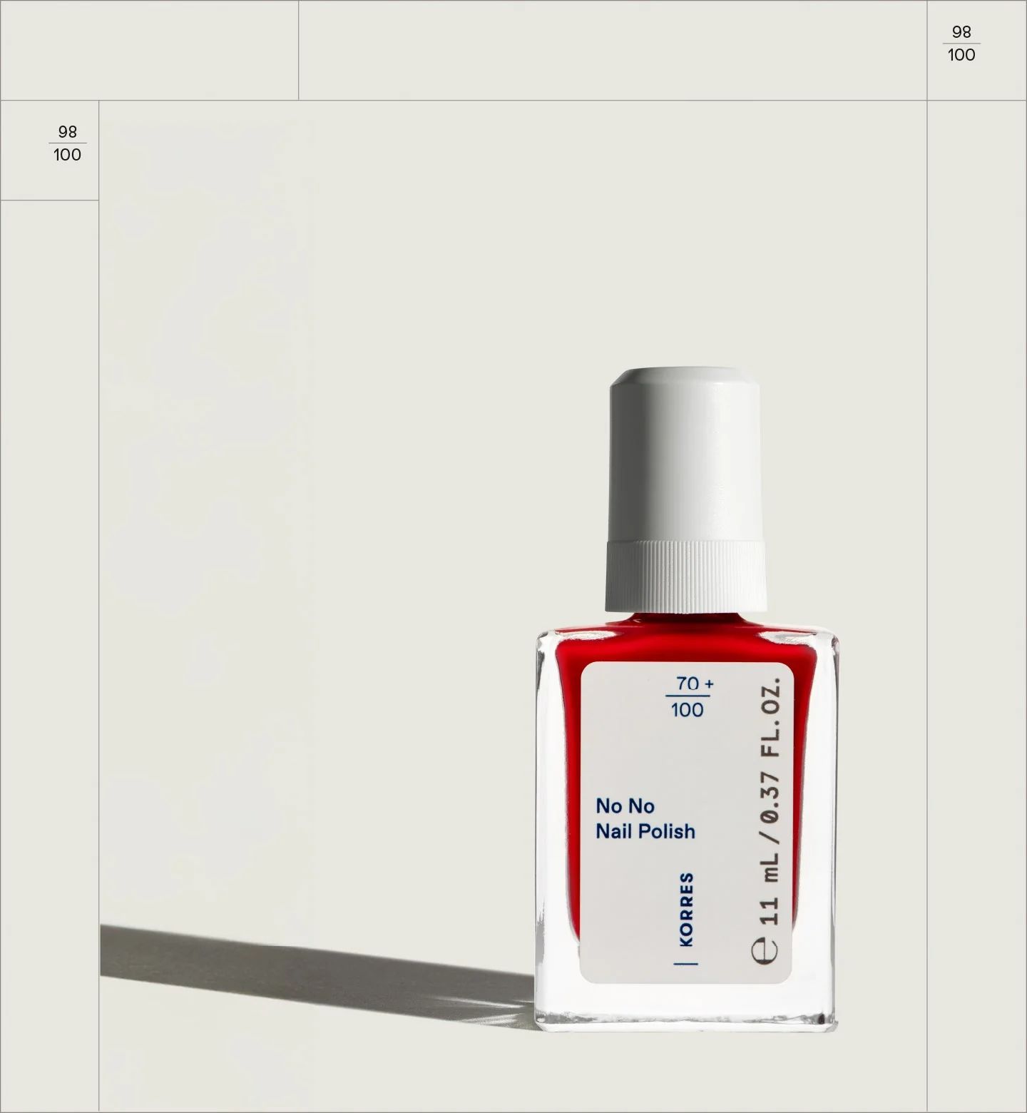 No No Nail Polish True Red 51