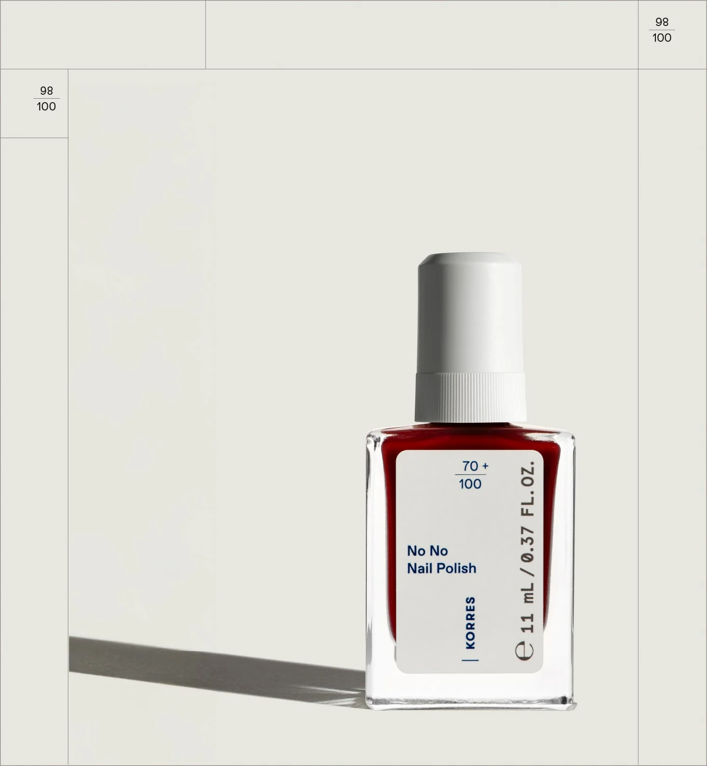 No No Nail Polish Wine Red 57
