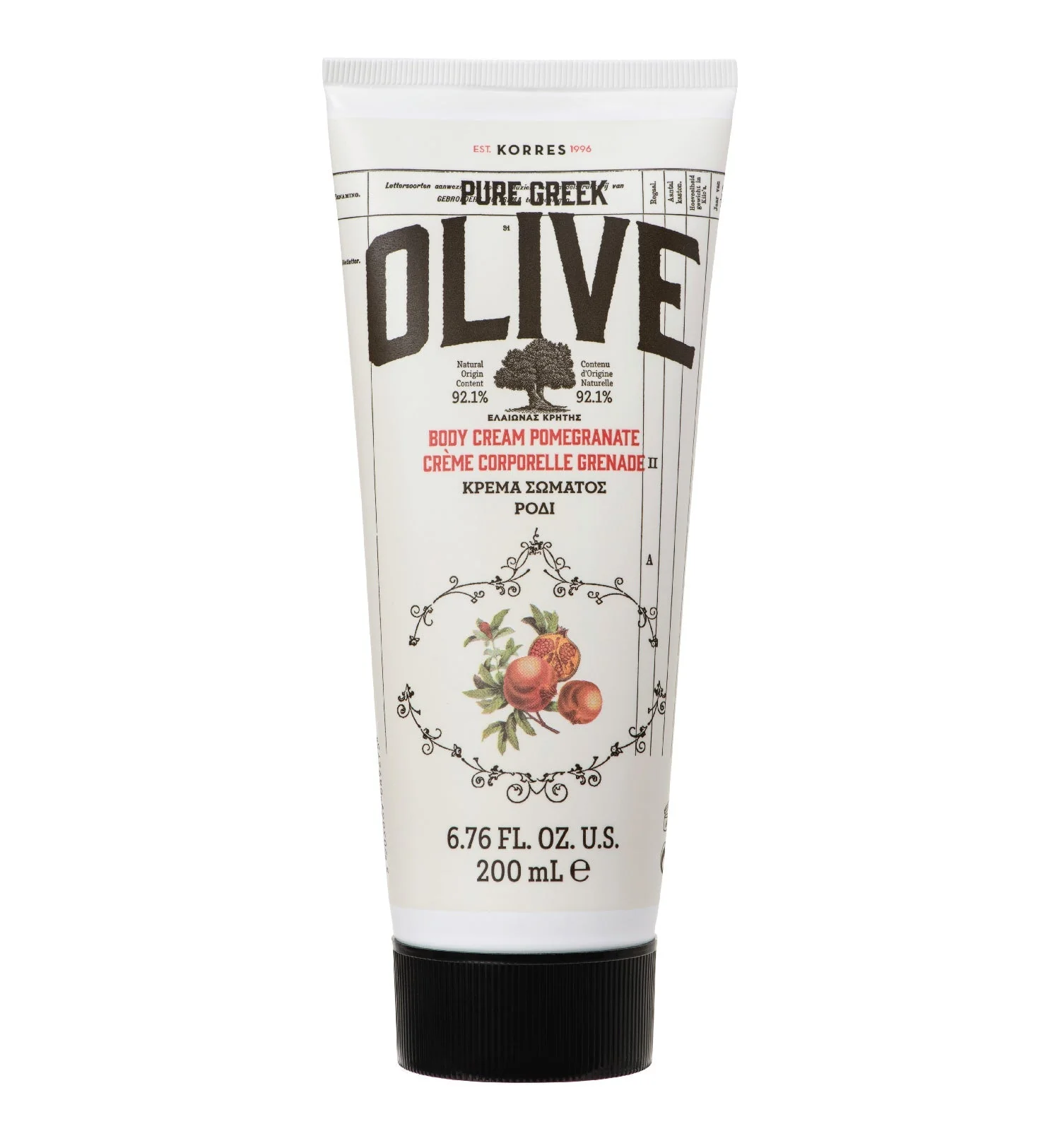 Pure Greek Olive & Pomegranate Körpercreme