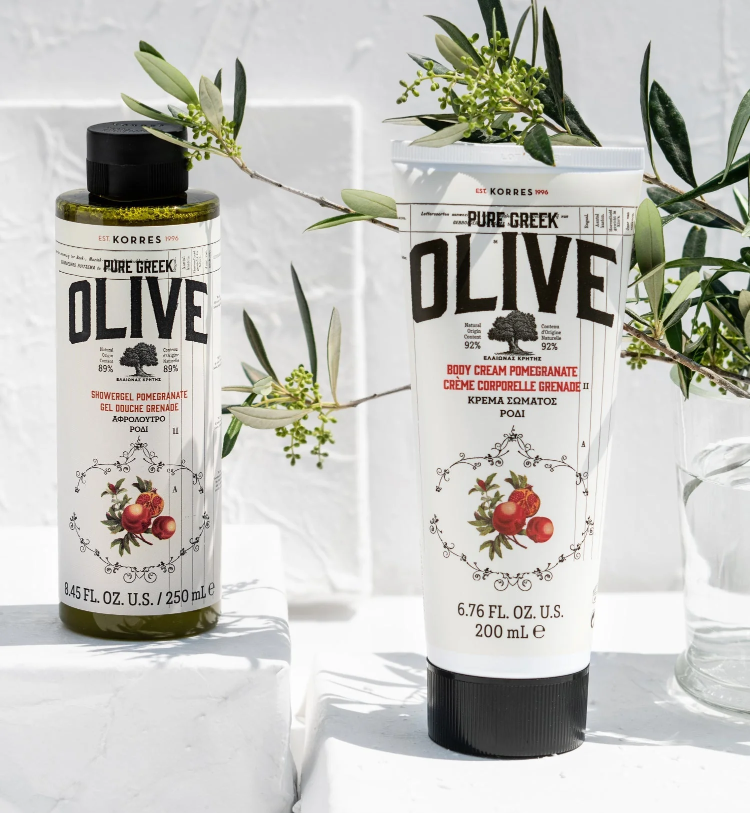 Pure Greek Olive & Pomegranate Körpercreme - Image 2