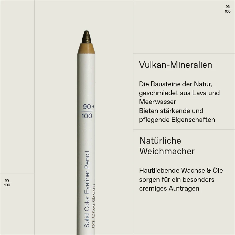 Solid Color Eyeliner Pencil Olive Green 03 - Image 4