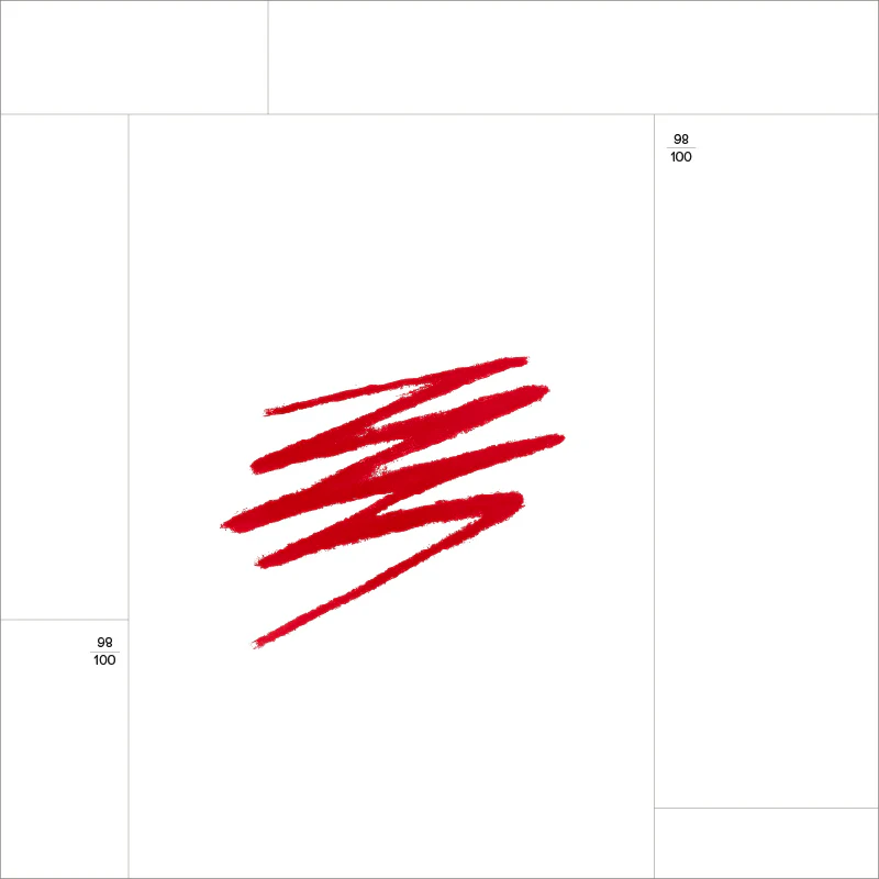 Solid Color Lip Liner Bright Red 03 - Image 2